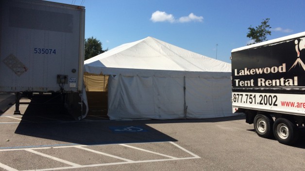 tent rentals for furniture warehouse