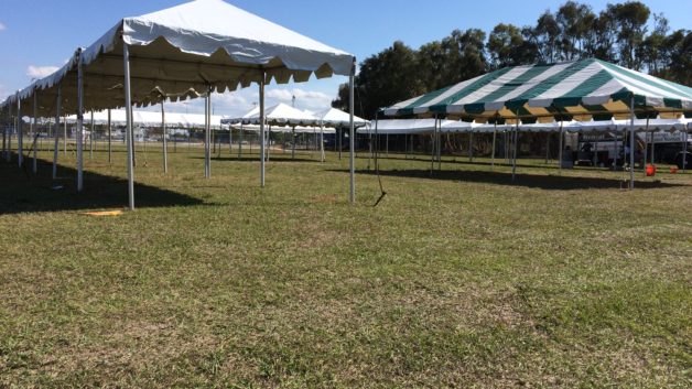 small frame event tents