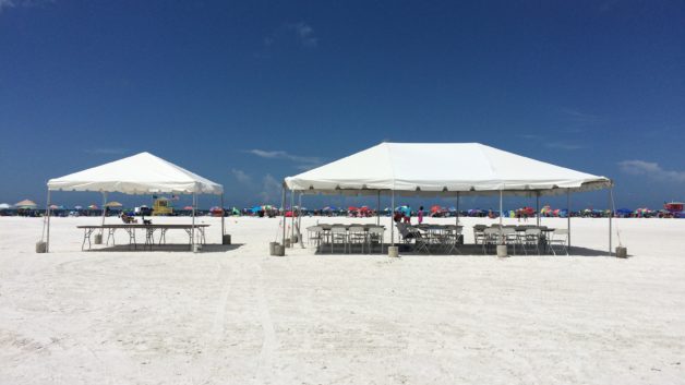 siesta beach tents